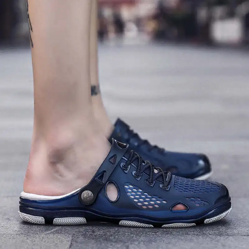 

Men Sandals Designers Men Slippers Leather Luxurious Casual Leather Shoes Masculine Summer Sneakers For Men Lacing Tennis Gym