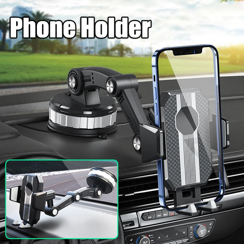 phone holder suction cup mount car dashboard windshield adjustable 360 rotatable mobile phone support auto gps bracket free global shipping