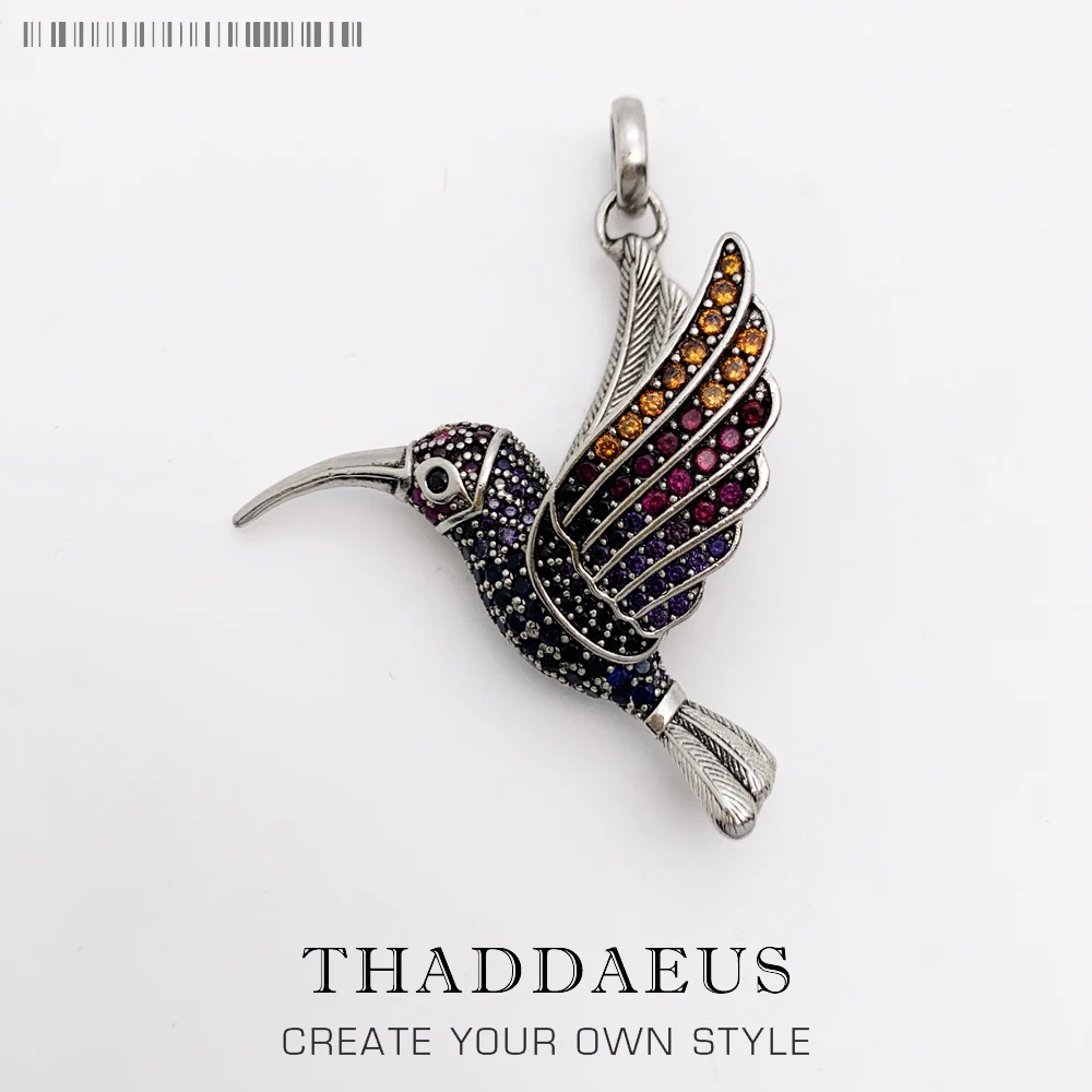 

Pendant Colourful Hummingbird,2020 Brand New Cute Fashion Jewelry Europe Bijoux Lightness Gift For Woman