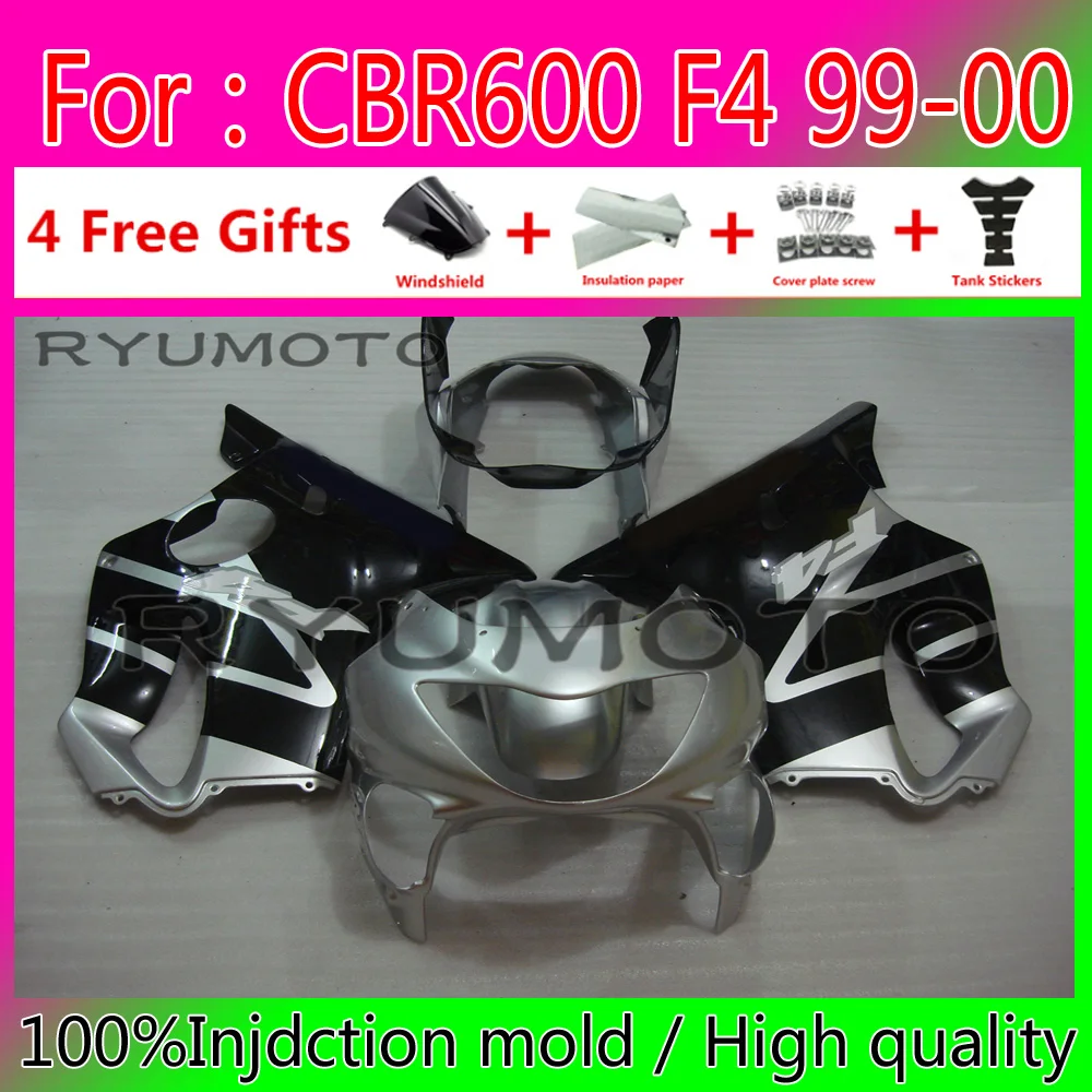 

Motorcycle ABS Motorcycle Injection Mold fairings for Honda CBR 600 F4 99 00 fairings CBR 600 F4 1999 2000 fairings