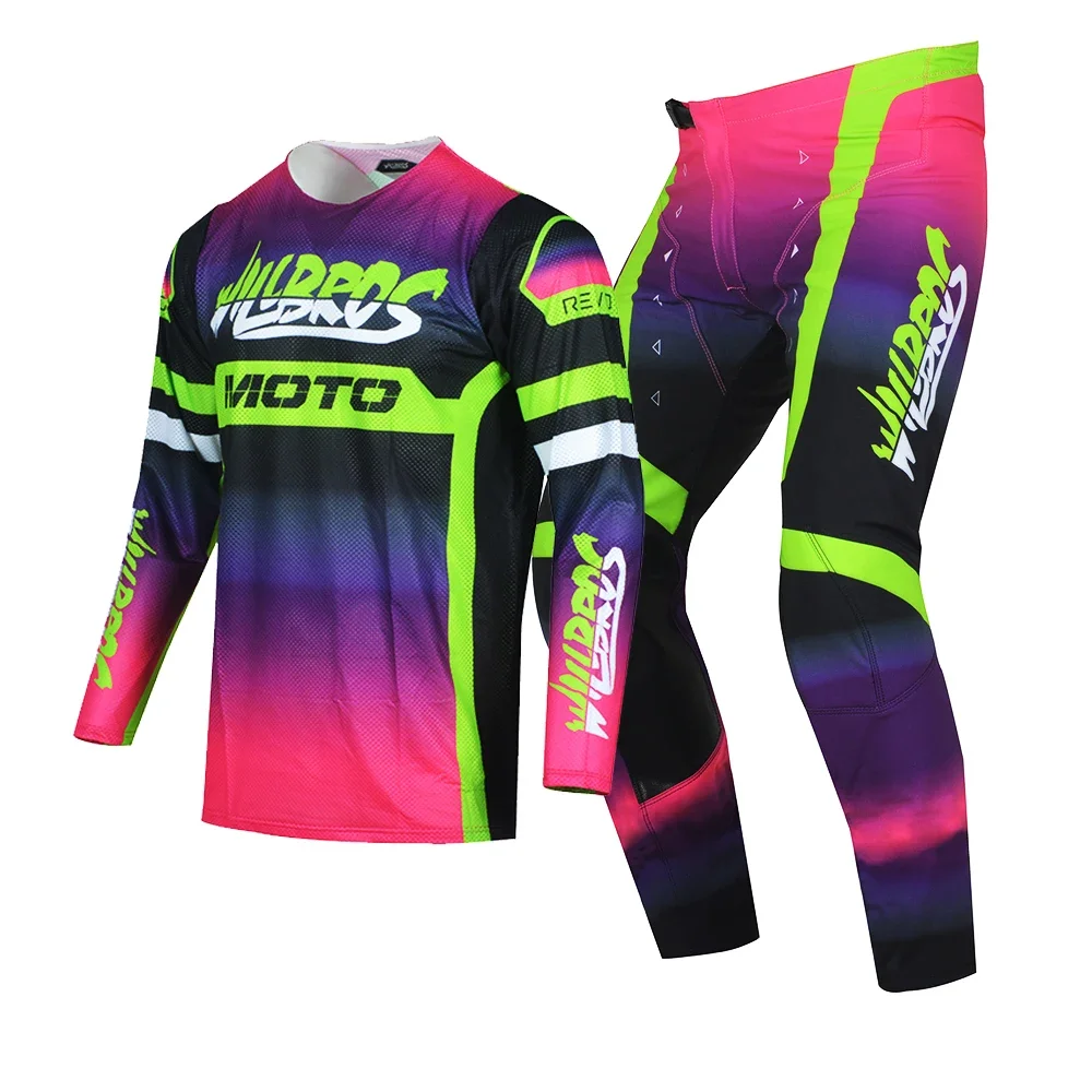 

Молодежный комплект штанов из джерси Willbros для мотокросса Offroad MX Dirt Bike Mountain Enduro Riding Racing MTB Детское снаряжение Combo для мальчиков и девочек