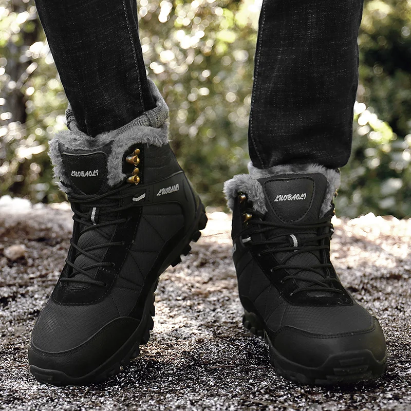 Xiaomi SALUDAS Winter Hiking Shoes Women Mountain Camping Trekking Sneakers Men Outdoor Work Hunting Shoes Waterproof Warm Boots