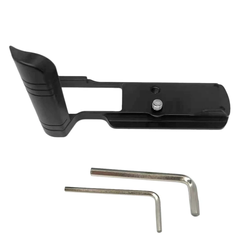 

L Bracket Camera,Hand Grip Quick Release Plate L Bracket For Panasonic Lumix GX9/GX85/GX80/GX7III Camera L Bracket