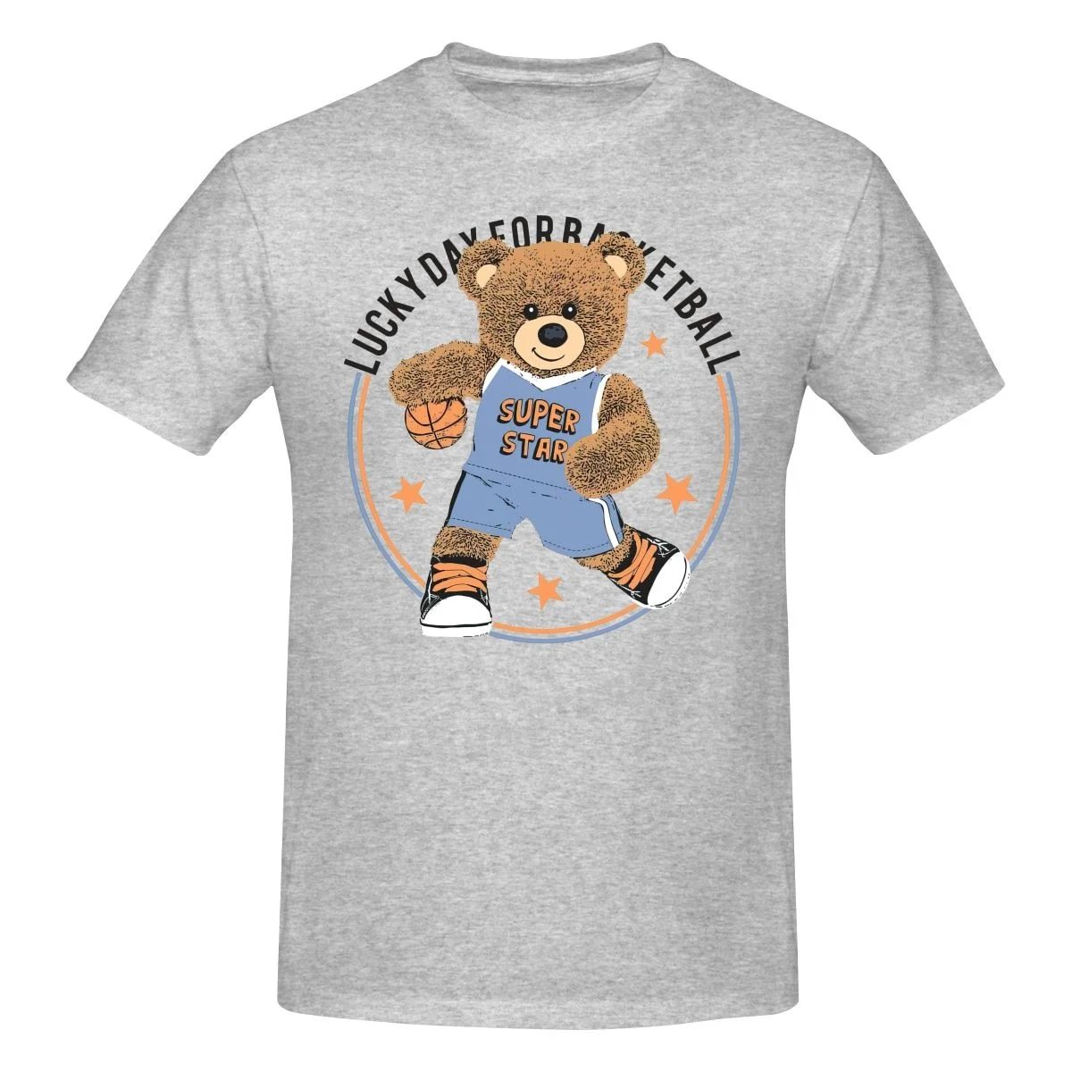 

Bear Playing Basketball T-Shirt Clothing Graphics Tshirt Short Sleeve Sweatshirt undershirt Unisex Shirt Tee