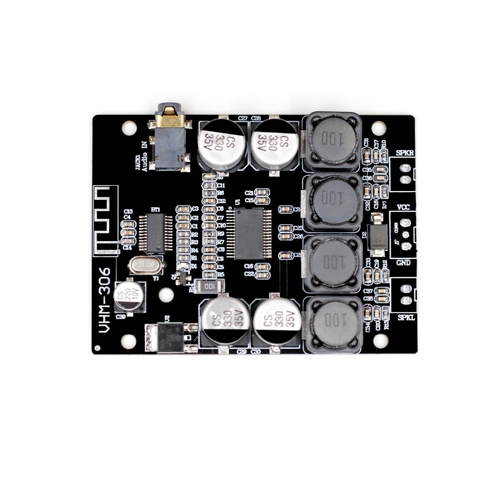 

VHM-306 TPA3118 BT-compatible Amplifier Board 2*30W Stereo Audio AMP 3.5mm AUX Jack For 4/6/8 Ohms Home Speker DIY
