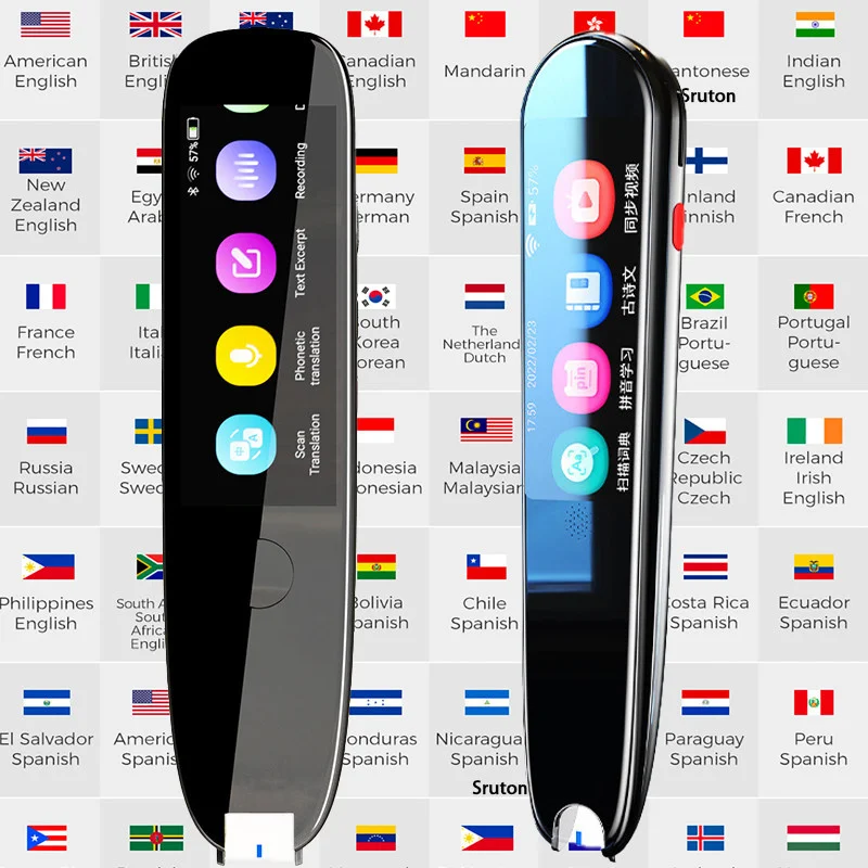 Scan Reader Pen X2/X3 Translatorand Reading Pen Smart Voice Scan Translator Pen 112 Languages Translation For Travel Business