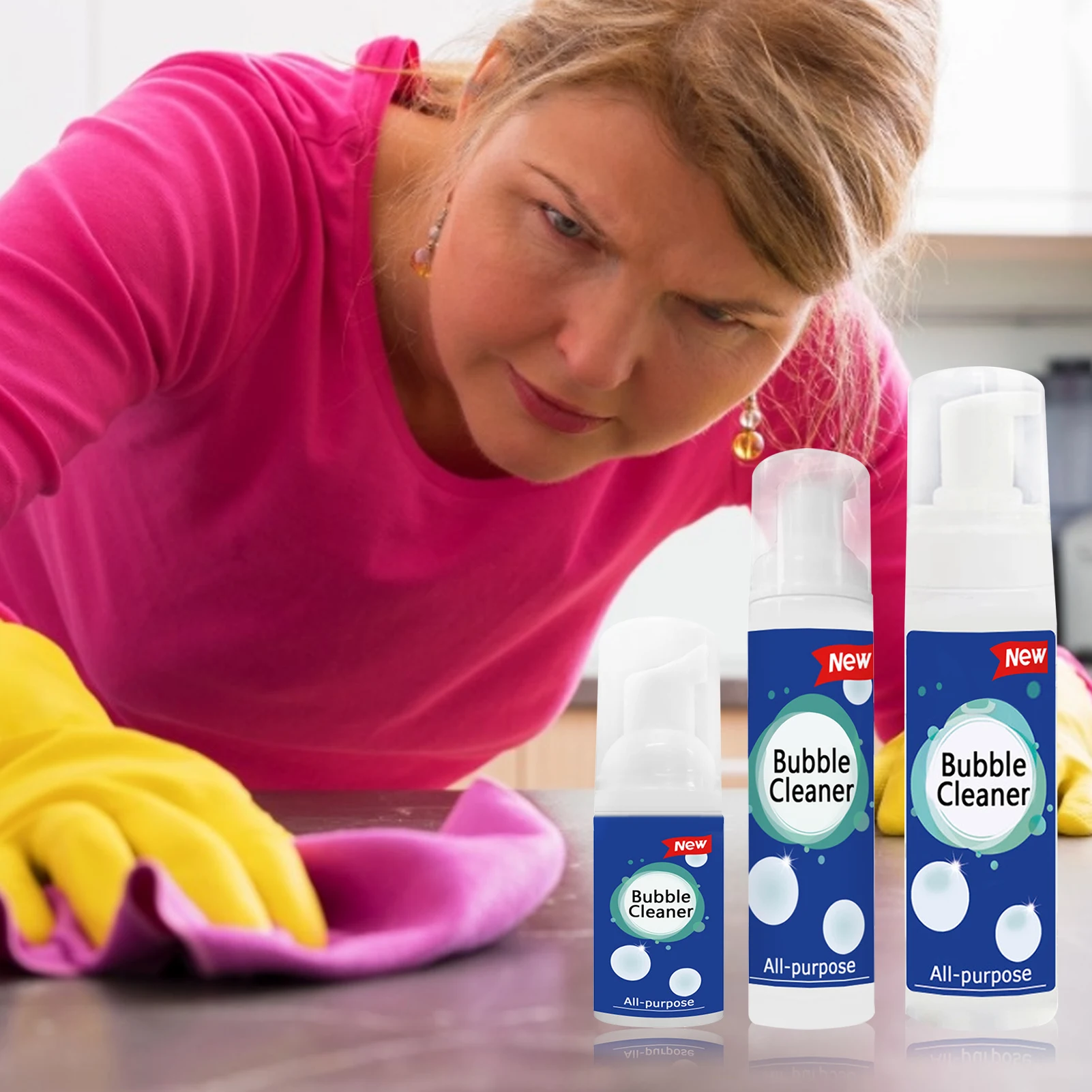 

Multifunctional Household Kitchen Cleaner All-Purpose Bubble Cleaner Best Natural Cleaning Product Safety Foam Cleaner