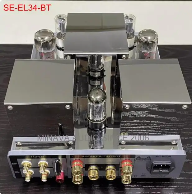 Minava Audio12W+12W SE-EL34/SE-EL34 BT с одним терминалом электронный ламповый усилитель класса A