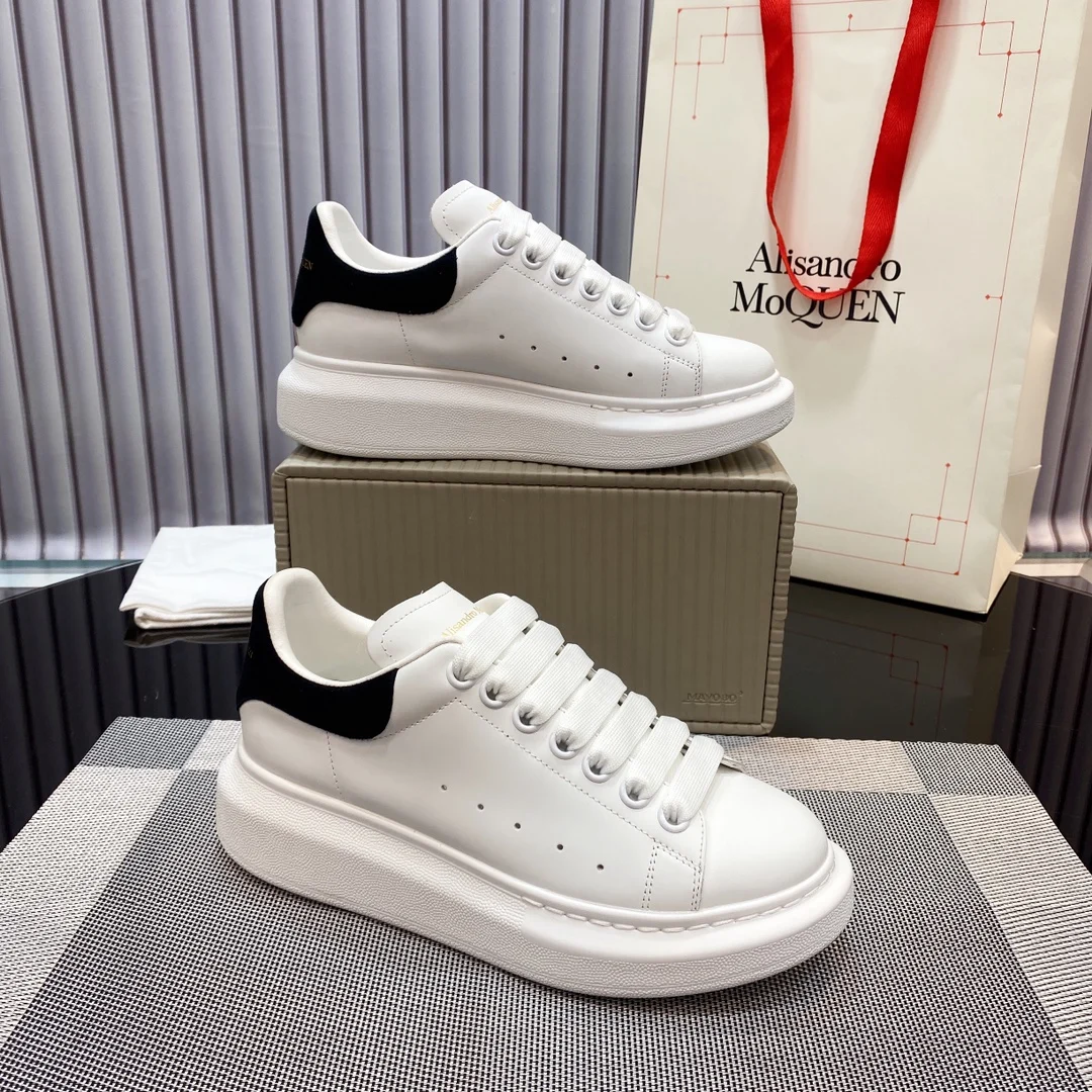 Мужские повседневные кроссовки высокого качества из натуральной кожи женские