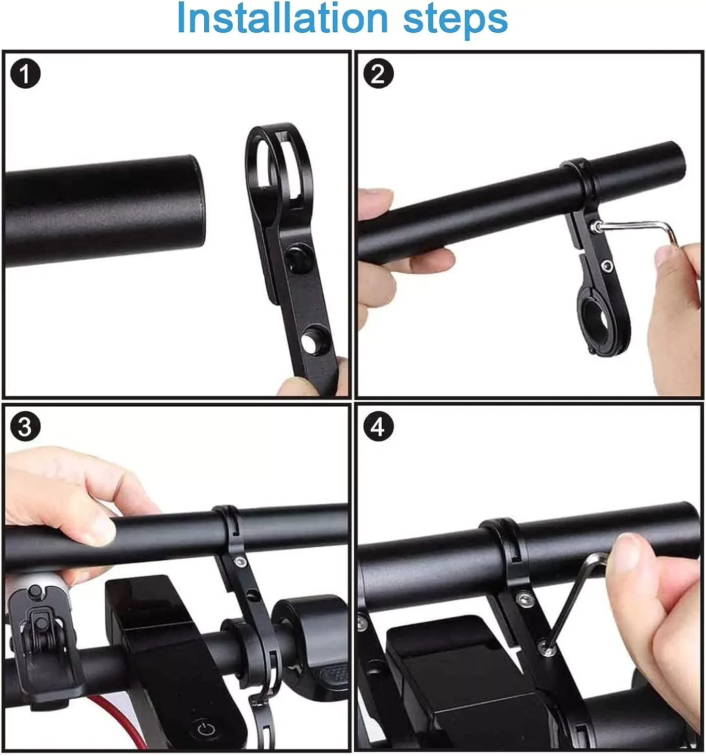 Держатель велосипедного фонарика руль удлинитель велосипедной ручки кронштейн