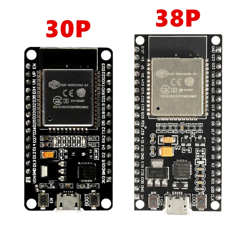 

ESP32 Development Board WiFi+Bluetooth Ultra-Low Power Consumption Dual Core ESP-32 ESP-32S ESP 32 Similar ESP8266