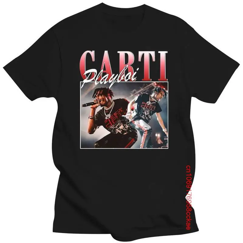 

Camiseta VINTAGE PLAYBOI CARTI para hombre, camiseta para mujer 2022