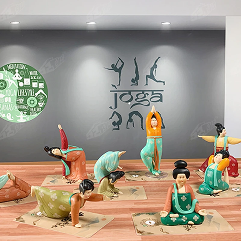 

Super-activated Series of Ladies Daily Yoga Blind Box Tang Dynasty Chinese Style Decoration Gift Christmas Mystery Box Figurine