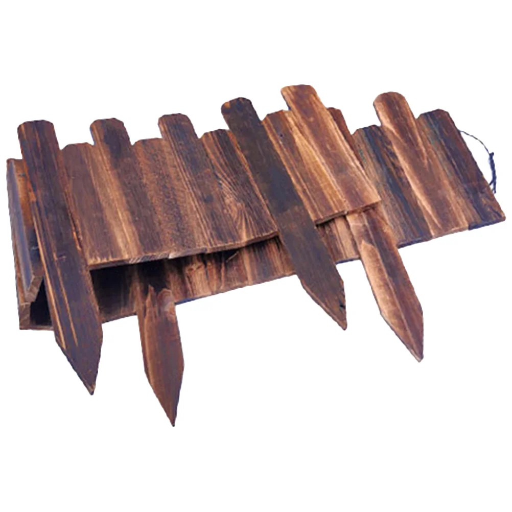 

Courtyard Edging Border Decorative Fence Wood Landscape Landscaping Garden Picket