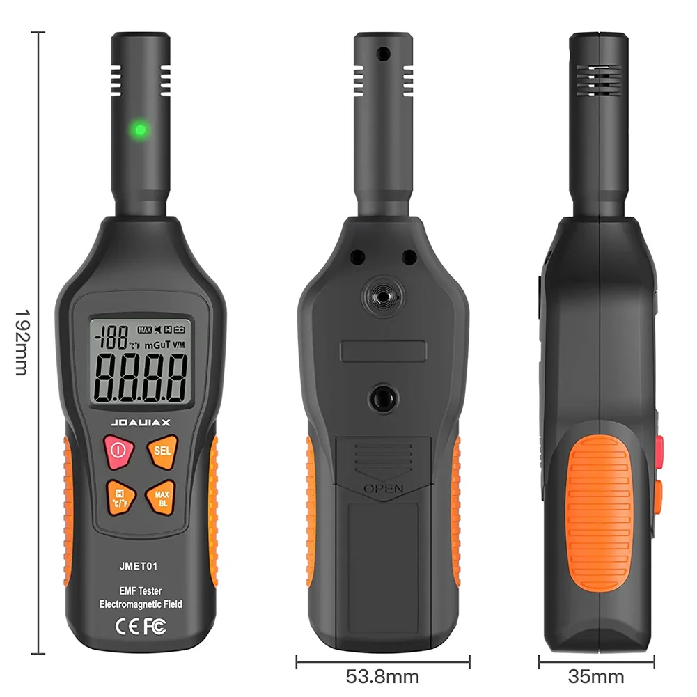 

Practical Top Sale Durable Cell Phone Computer Home Induction Cooker EMF Meter Radiation Detector Black 3-in-1
