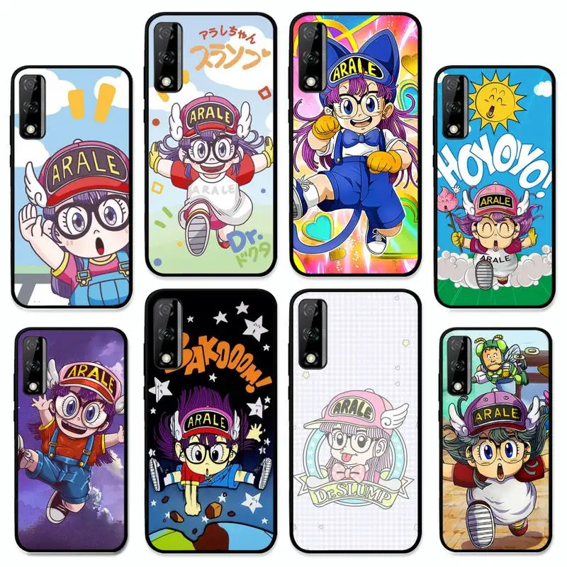 

Cartoon Dr Slump Arale Phone Case for Huawei Y 6 9 7 5 8s prime 2019 2018 enjoy 7 plus