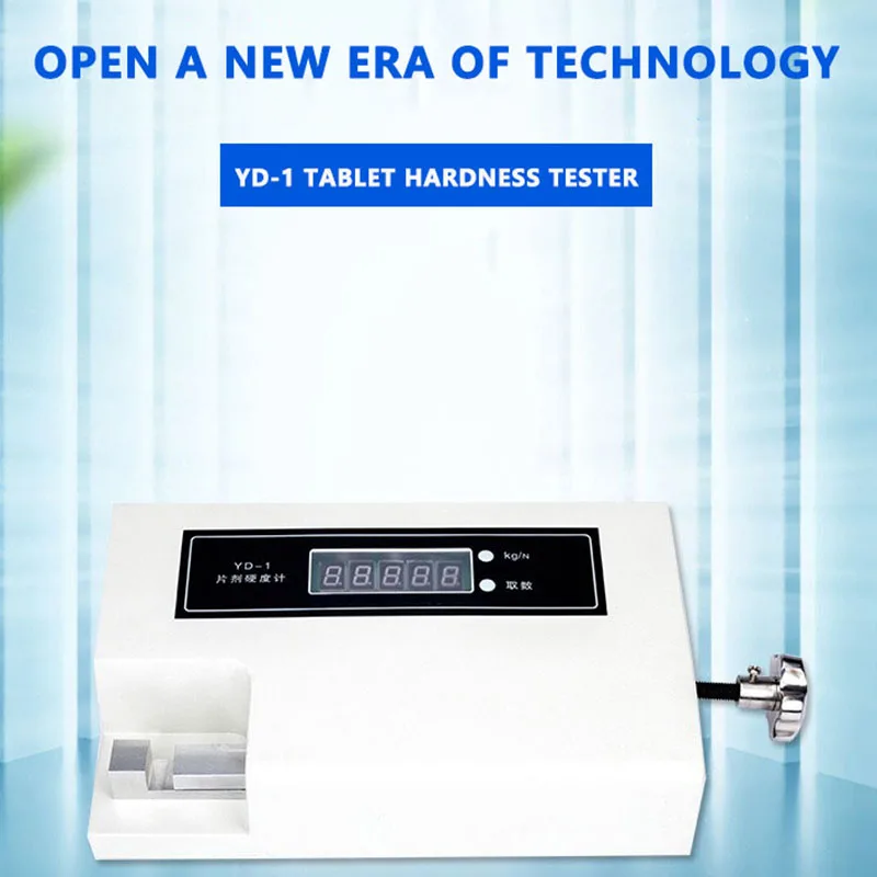 

10W YD-1 Digital Tablet Hardness Tester Durometer High Precision Pressure Sensor Tablet Hardness Testing Instrument 110V/220V