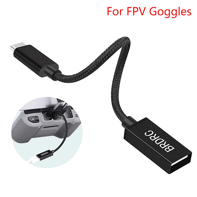 

New USB C To USB A OTG Cable Adapter For DJI Mavic AIR 2/2S MINI 2 For FPV Goggles V2 mobile phones tablets
