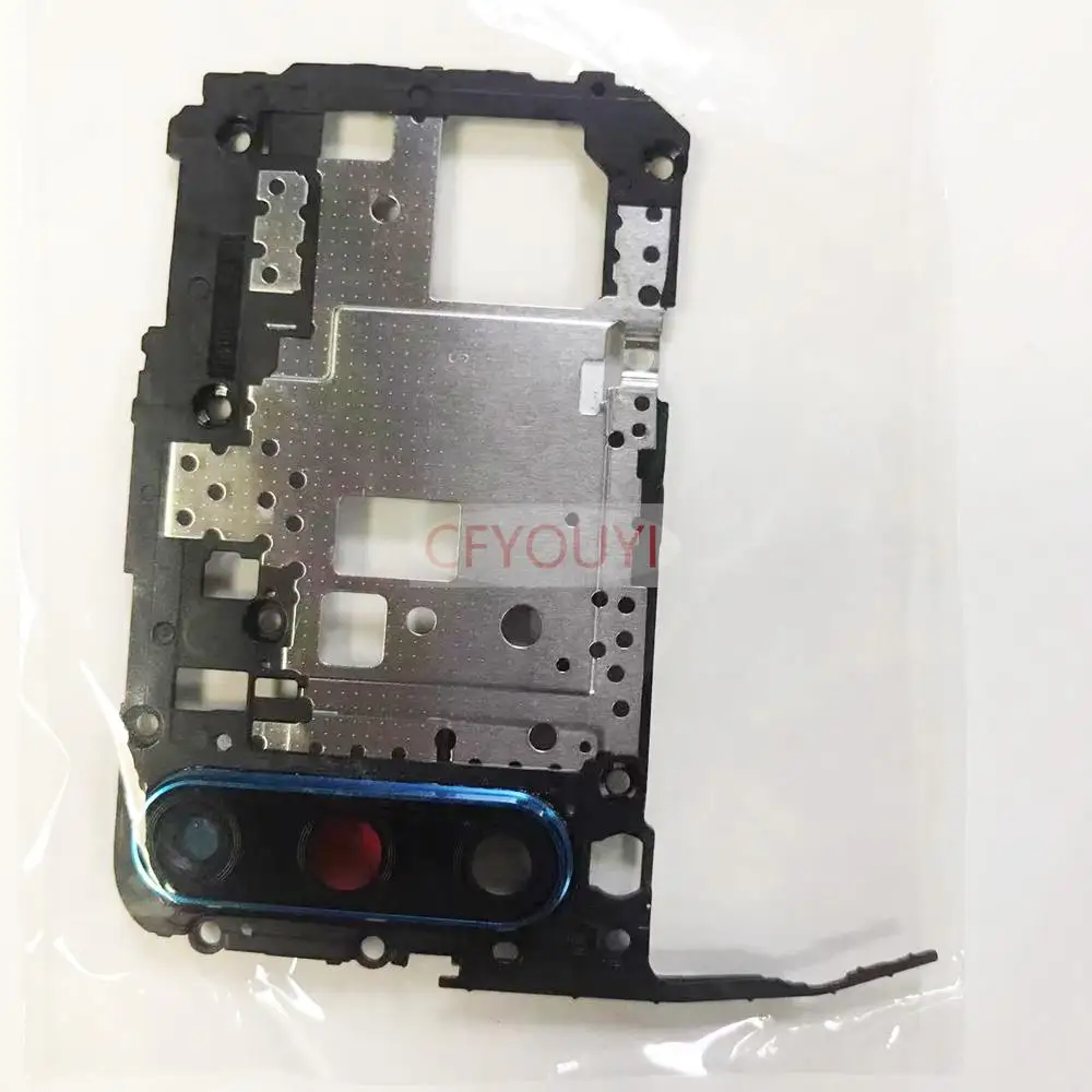 OEM Задняя крышка объектива камеры + Защитная крышка материнской платы для Honor 20 lite-черный, синий, серебристый