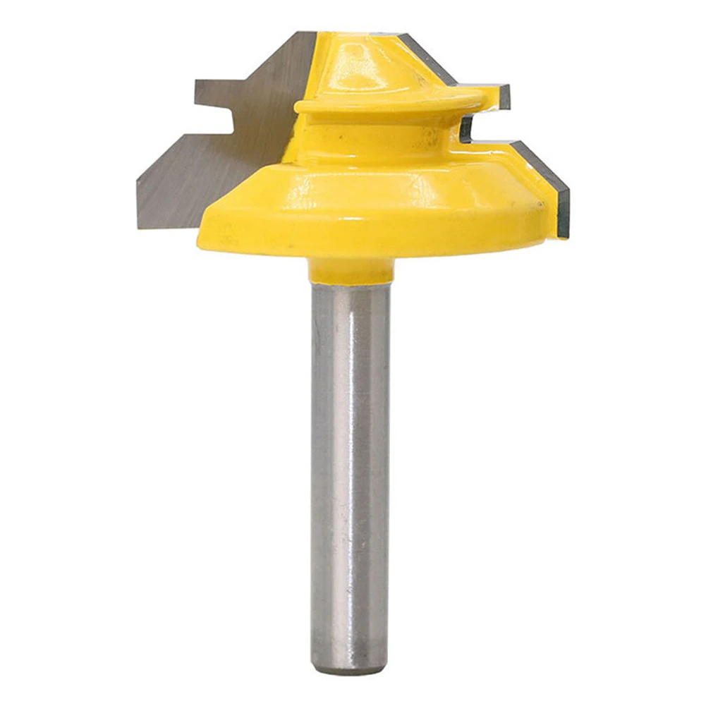 

Tenon 45 Degree 1/4 Lock Cutter Woodworking Tool Miter Router Bit Wood