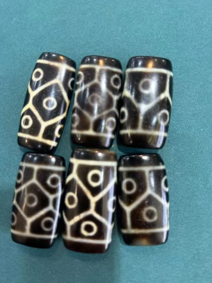 1 шт./лот старый агат Дзи из бисера черепаха сзади 9 глаз ожерелье натурального