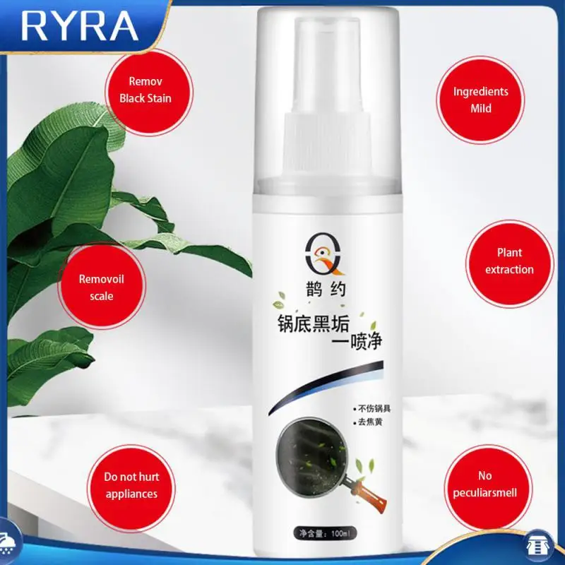 

Lasting Brightness Cleaning Agent Mild Formula Does Not Harm Kitchenware Be Easy To Operate Remove Black And Brighten Kitchen