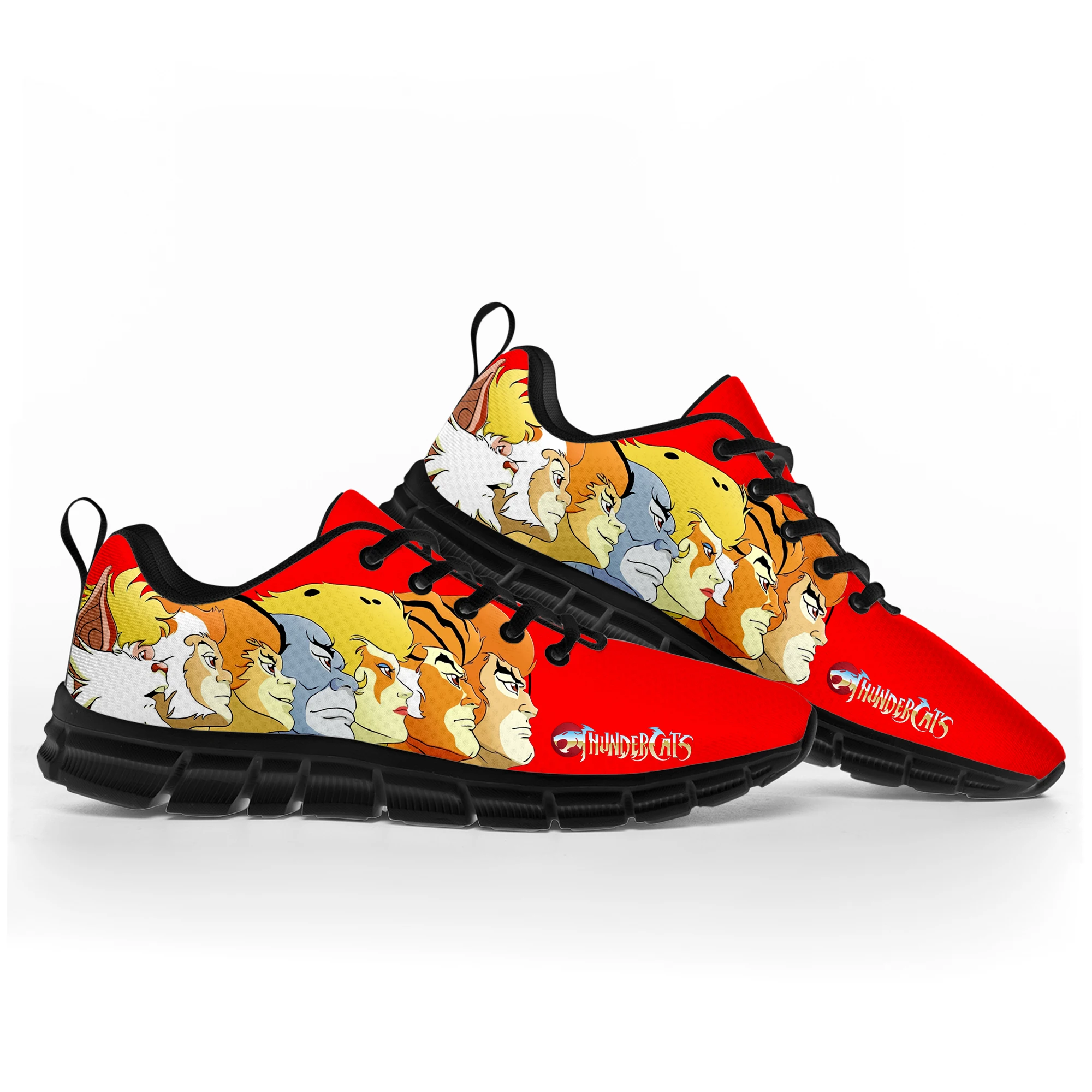 

Спортивная обувь с мультяшными комиксами Thundercat, мужские, женские, подростковые, детские кроссовки на заказ, высокое качество, черная повседневная обувь для пар