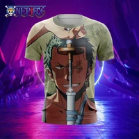 2022 mens t shirt japanese anime one piece luffy zoro print couple shirt street party shopping travel essential trend t shirt
