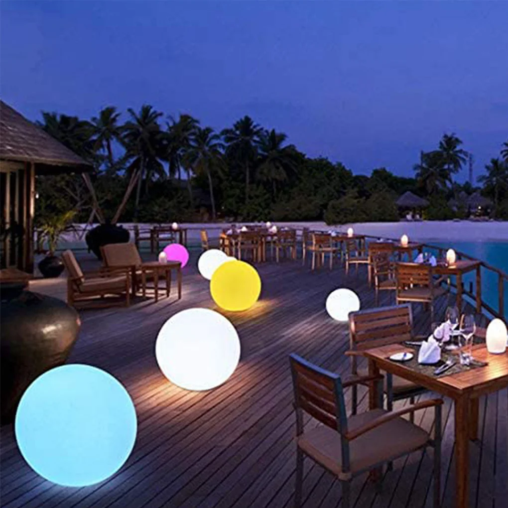 Светодиодная лампа 16 цветов надувные светящиеся шары ландшафтные лампы для
