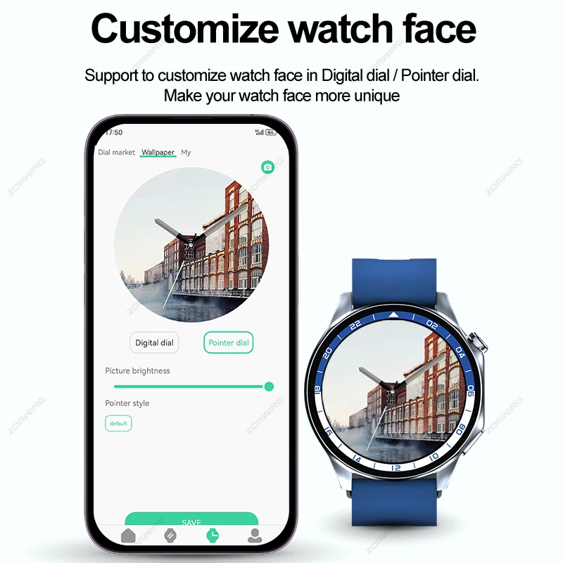 Смарт-часы Amoled Для Мужчин И Женщин Спортивный Фитнес-трекер С Компасом 1 Гб Озу