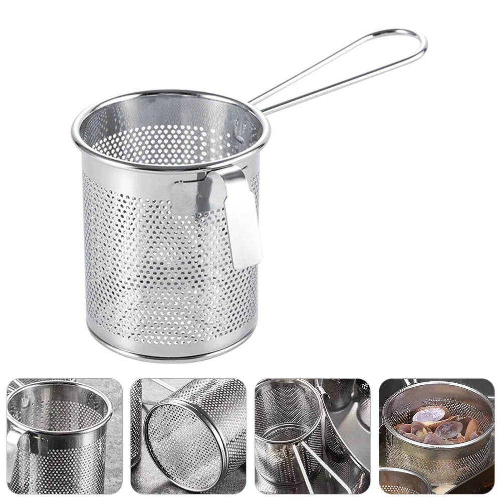 

Hot Pot Slip Through The Net Mesh Colander Hot-pot Side Hanging Colanders Spaghetti Tortellini Shabu-shabu Separating