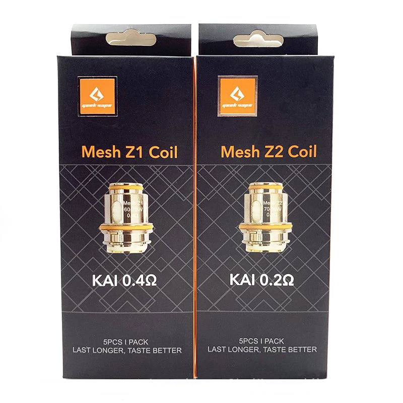 

5pcs Zeus Replacement Mesh Coil Z1 0.4 Z2 0.2 KA1 for GeekVape Zeus Sub Ohm Tank , Aegis Max Kit, Obelisk Tank,Obelisk 120FC/200