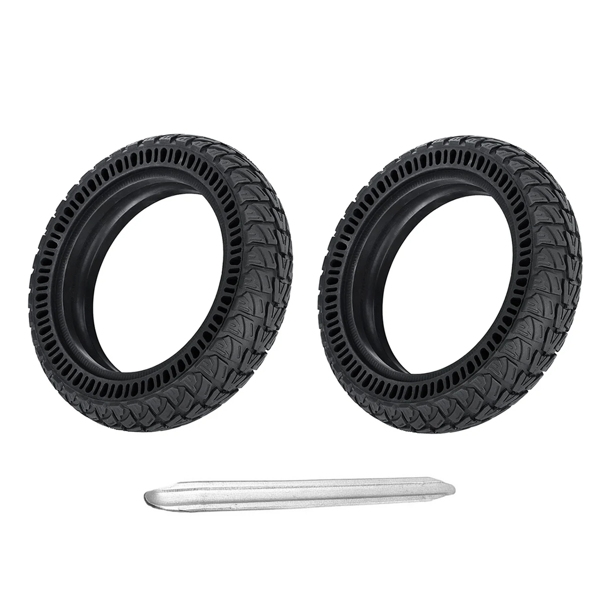 

2PCS Upgrade Damping Solid Tire for Xiaomi M365 for Gotrax XR/M365 Pro 8.5 Inches Solid Honeycomb Shock Tires W/Crowbar