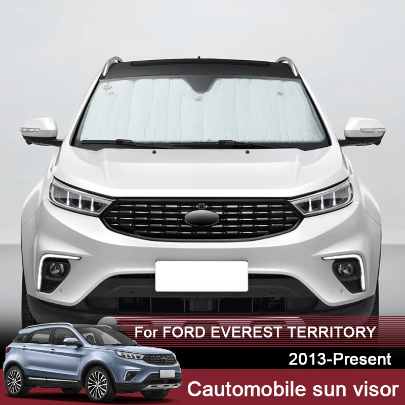 

Car Sunshades UV Protect Cover For Ford Everest Ranger Territory 2013-2025 Side Window Curtain Sun Shade Visor Mat Accessories