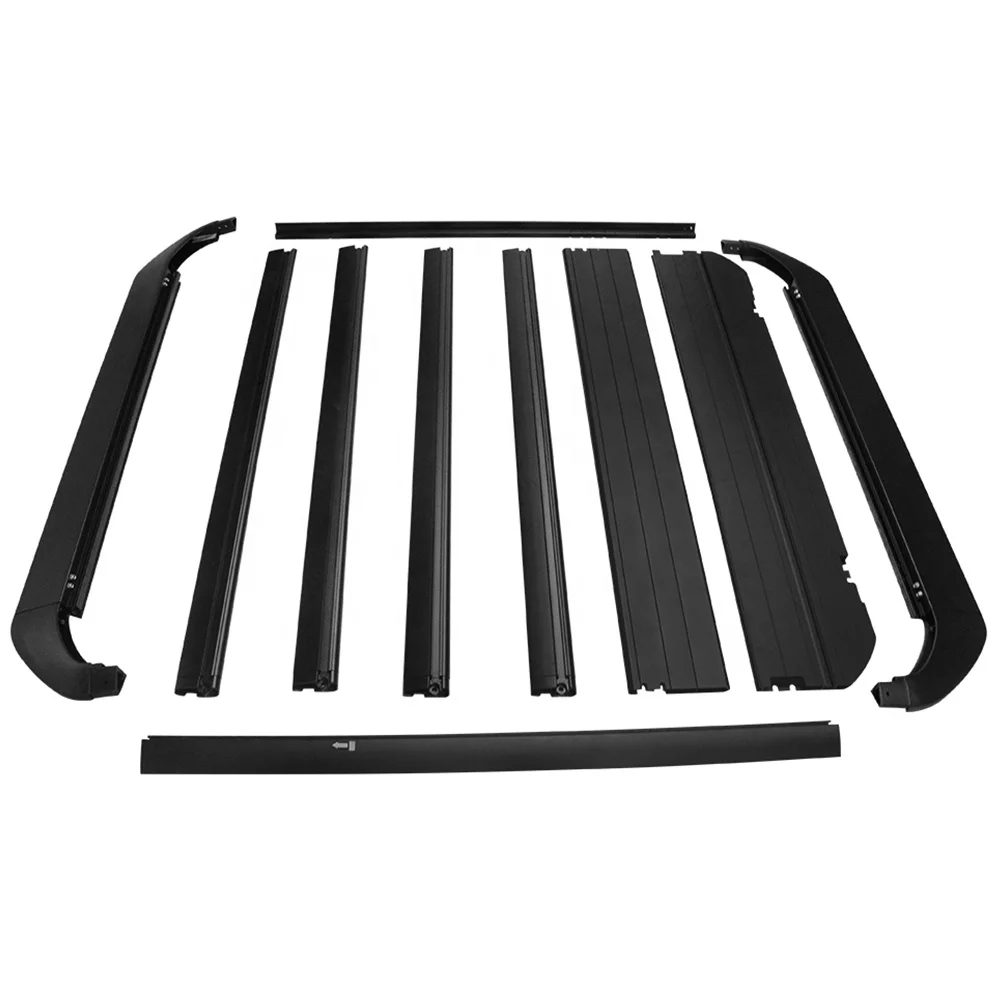 

black roof rack basket cargo carrier for jeep for wrangler jk jl