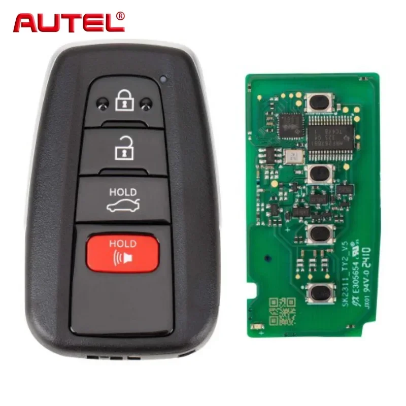 

Autel ikeyty8a4bl ikeyty8a4al Универсальный интеллектуальный дистанционный ключ 3 1 кнопки для Toyota