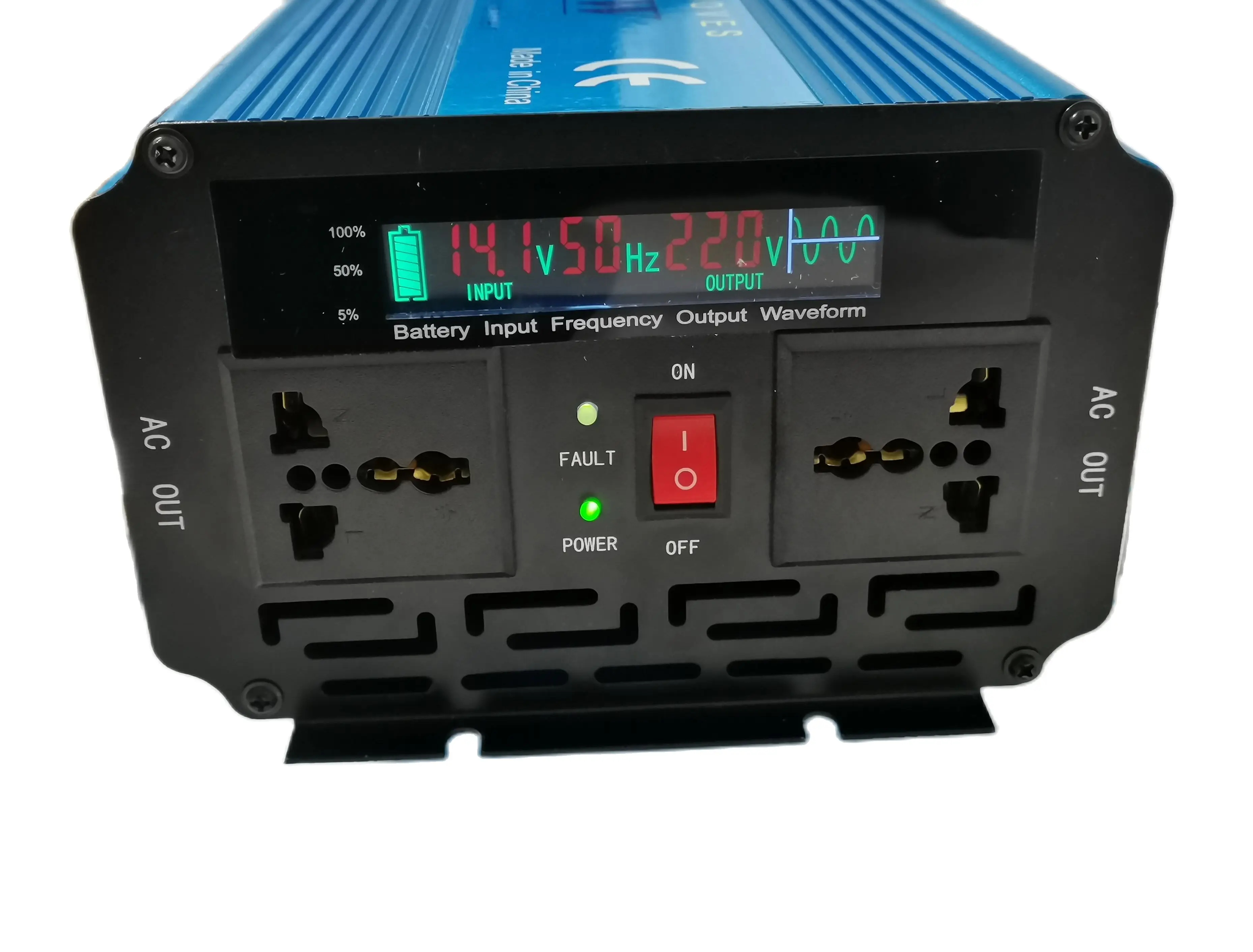 

UPS backup 2000W DC 12V/24V to AC 110V/220V 50HZ/60HZ rechargeable pure sine wave Inverter + Battery Charger
