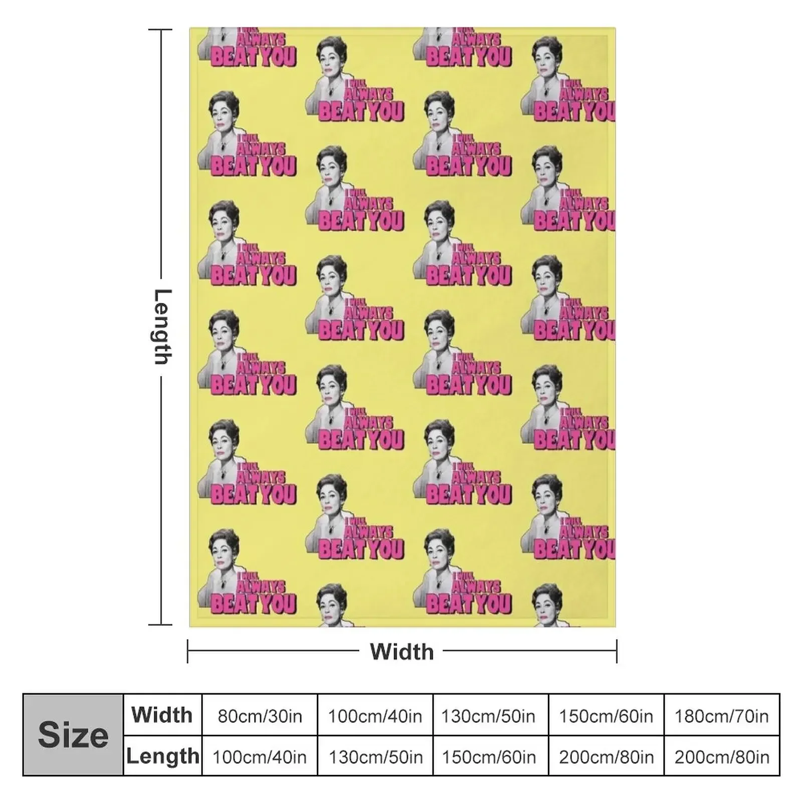 Mommie Dearest Faye Dunaway — Джоан Кроуфорд.. Одеяло с принтом цитаты из фильма Самые мягкие