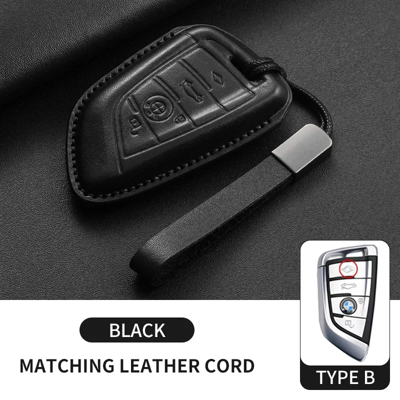 

Кожаный чехол для ключей от автомобиля для BMW 3 4 5 6 серии X1 X2 X3 X4 X5 F10 F20 M3 M4 E34 E36 525 320i 2025 Корпус ключа Автомобильные аксессуары