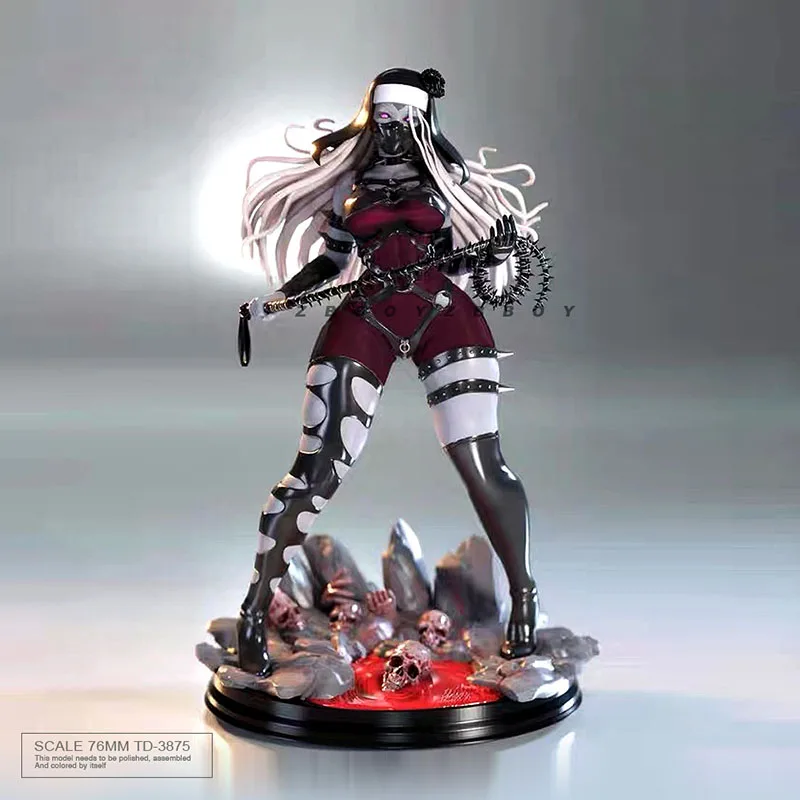 

Белая форма 76 мм ниндзютсу монахин, женщина-солдат, фигурка человека