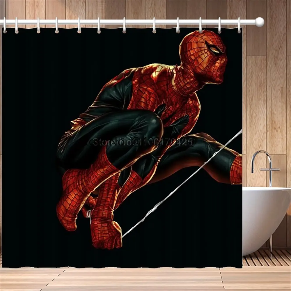 

Штора для душа «Человек-паук» из водонепроницаемой ткани