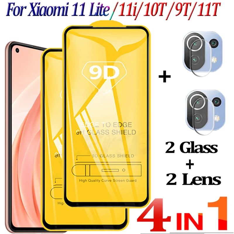 

Стекло для Xiaomi 11T Pro Mi 11 Lite 5G NE защита экрана Mi 11-T 9T 10T mi11 i пленка для объектива Xiomi Mi 11i 11 Lite Mi11 Lite стекло