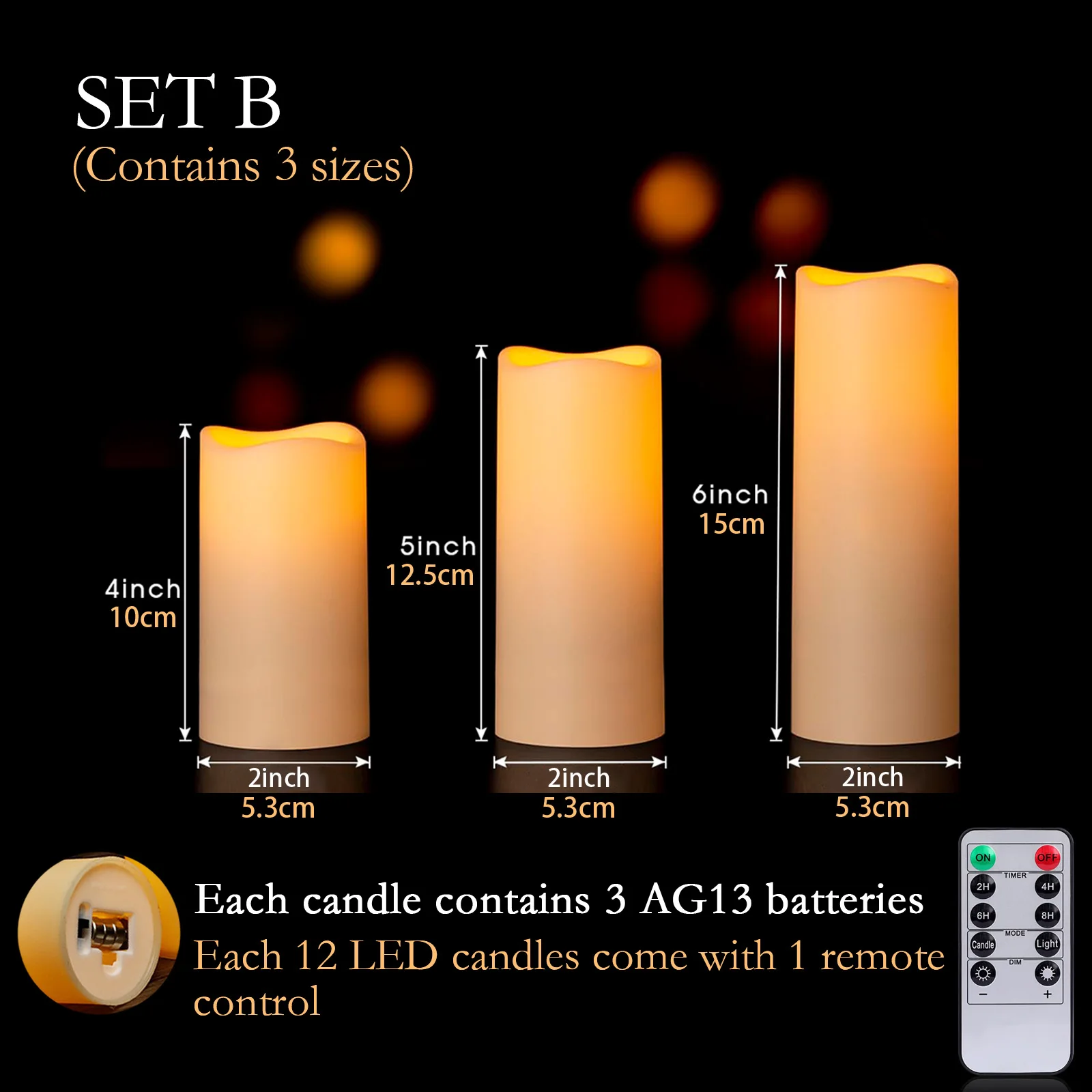 

Светодиодные свечи Flameless Candles