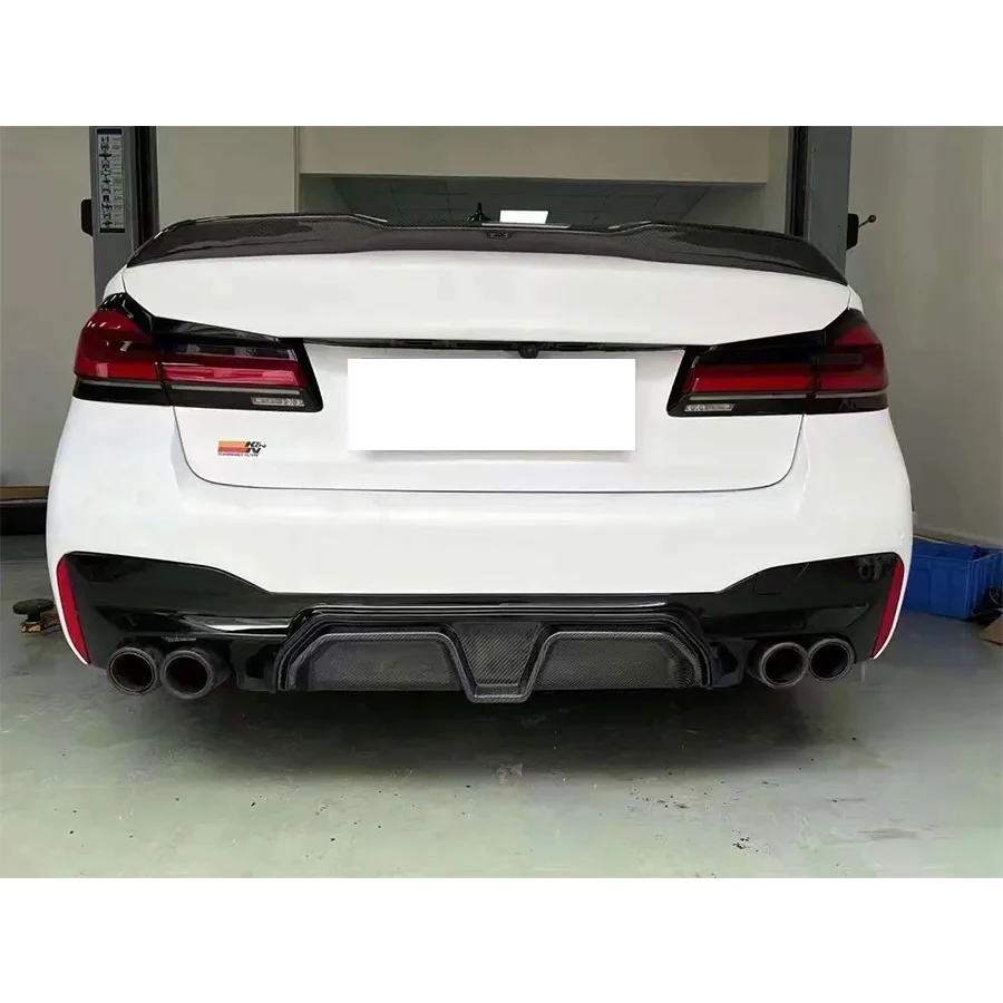 Для BMW 5 серии G30 G38 M5 F90 530 540 2017-2023 автомобильный задний бампер из углеродного