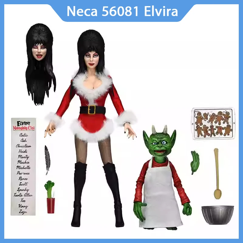 В наличии Neca 56081 Аниме Фигурка Elvira рождественское Издание экшн-фигурка Модель