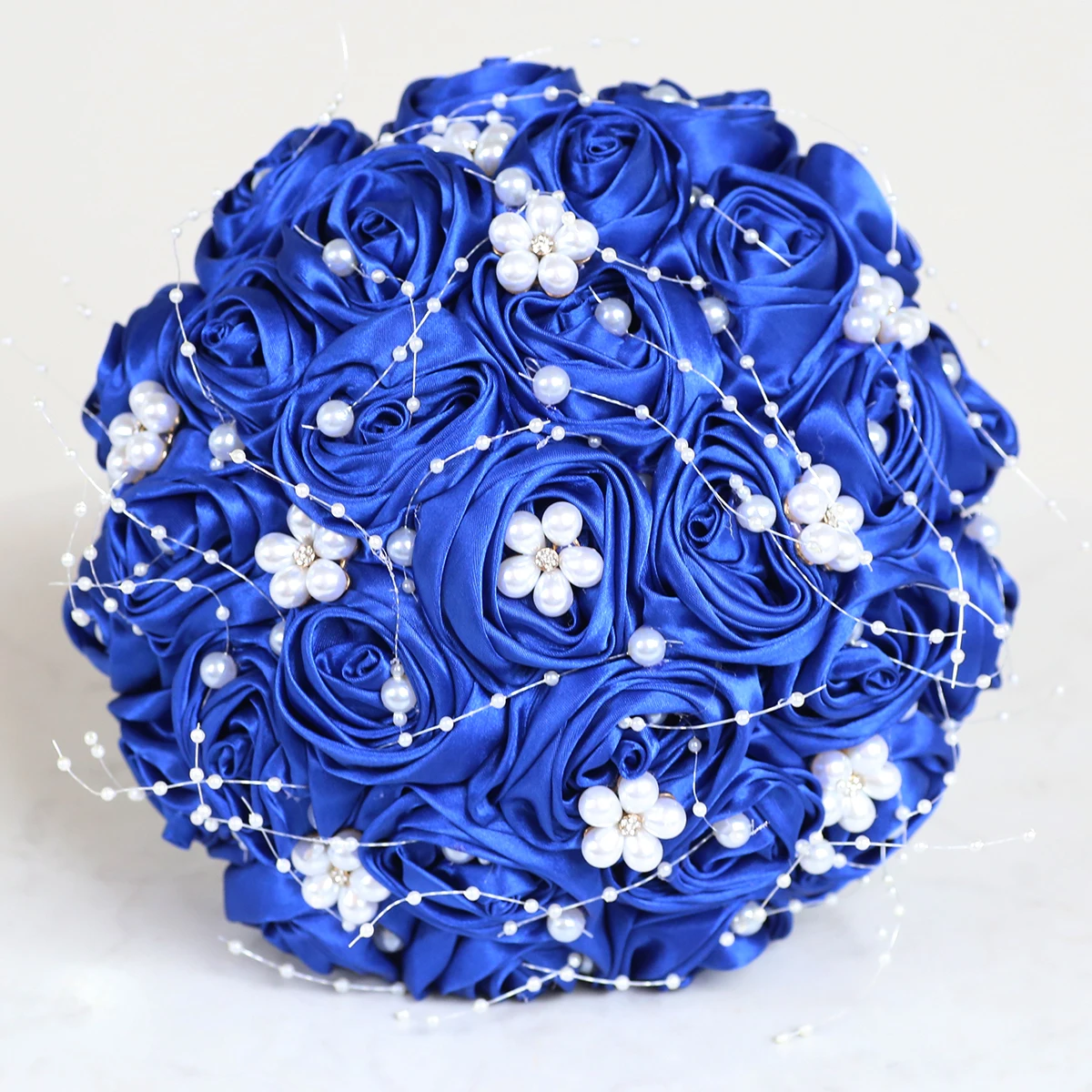 

Charming Diamond Rose Bouquet Pudding Bouquet Multi-colored Beautiful Wedding Bouquet Handhold Bride Bouquet Buque de noiva W809