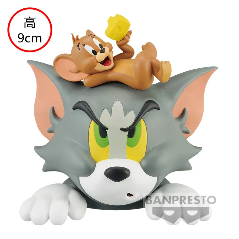 Фото Коллекционная фигурка Тома и Джерри от Bandai Banpresto: Тайффи, модель мультяшного персонажа, украшение для рабочего стола, игрушка-подарок №3