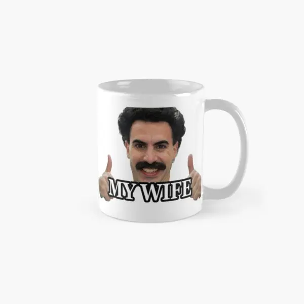 

Классическая кружка Borat для моей жены, чашка с простым дизайном, посуда для чая, посуда для напитков, изображение картины, подарки, фотопечат...