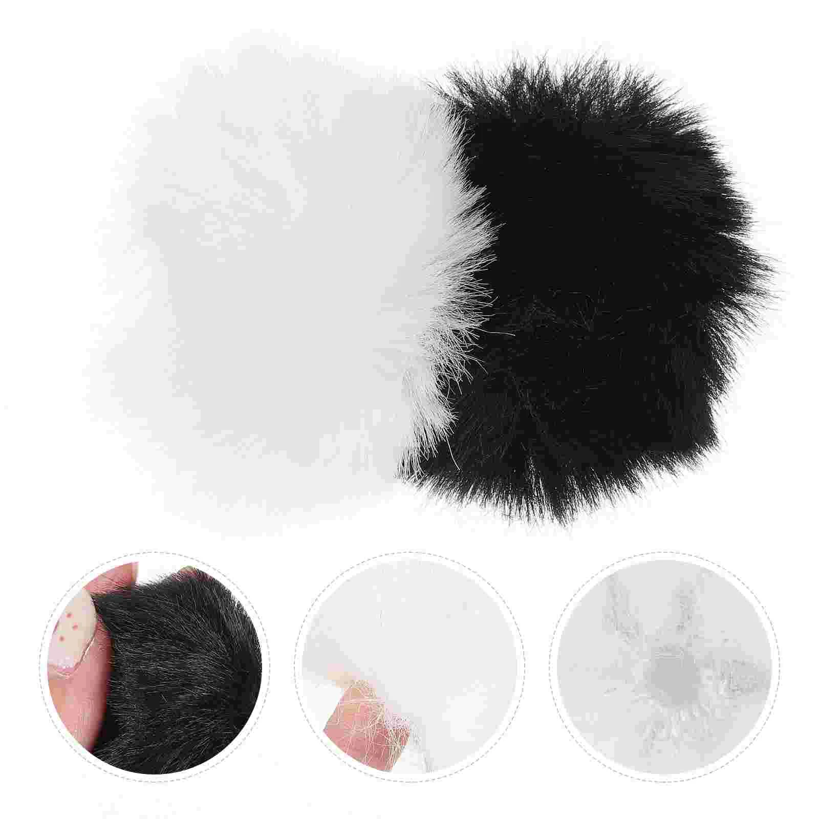 

Microphone Mic Cover Windscreen Fur Coverswind Windshield Furry Muffler Wirelessmini Protectors Micphone Supplies Accessories