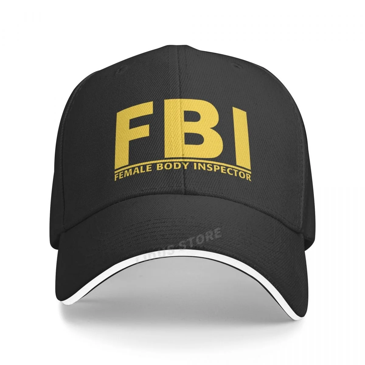 

Fbi Funny Female Y Inspector Baseball Cap Hat Mens Women Fish Outdoor Hip Hop Boys Summer Sport Casual Printed Czapka